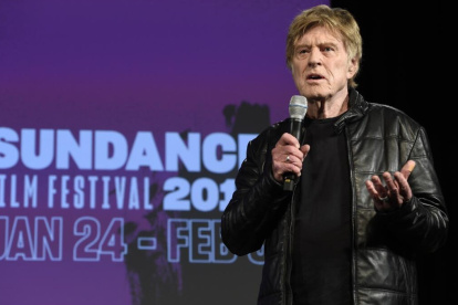 Robert Redford en uno de los eventos del Festival Sundance.