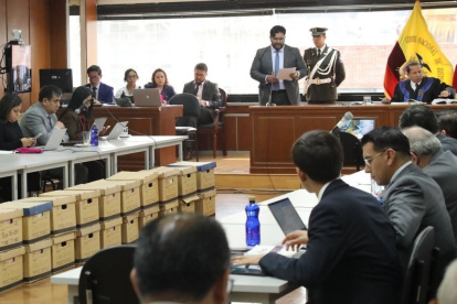 Audiencia. Toainga continuará este 17 de septiembre con la exposición de los indicios probatorios en contra de los 24 procesados por el caso Sinohydro.