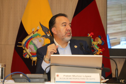 Pabel Muñoz durante la sesión del Concejo del 16 de septiembre de 2025.