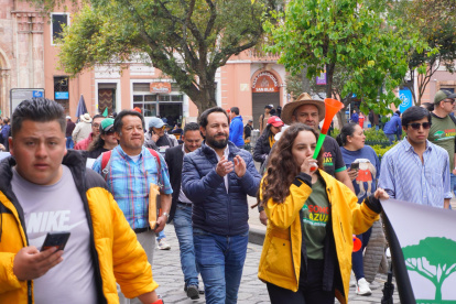 El asambleísta Adrián Castro pidio a la bancada de ADN poder actuar con independencia sobre el caso del proyecto minero Loma Larga.