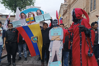 El 16 de septiembre de 2025 hubo una marcha en Cuenca en contra de la minería en Quimsacocha y en contra de las últimas medidas del Gobierno del presidente Daniel Noboa.