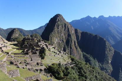 Fotografía de archivo de la ciudadela prehispánica de Machu Picchu (Perú).