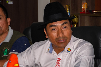 Leonidas Iza asegura que el gobierno de Noboa utiliza las FF.AA. contra los movimientos sociales