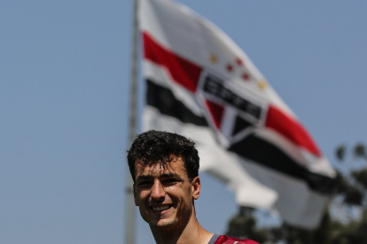 Juan Ignacio Dinenno delantero argentino del Sao Paulo de Brasil.