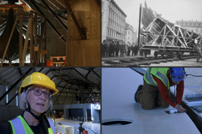 Tres barcos vikingos de 1.200 años de antigüedad que han resistido la prueba del tiempo se embarcan en su último viaje hacia su nuevo hogar eterno en Noruega.