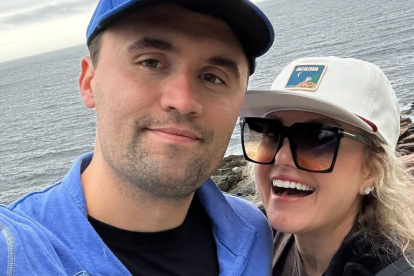 Charlie Kirk y su esposa Erika