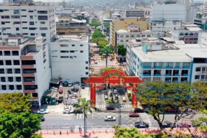 Un arco de entrada es una de las propuestas para el Barrio Chino de Guayaquil.