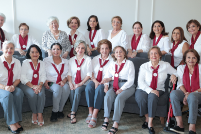 El grupo de coordinadoras de este año.