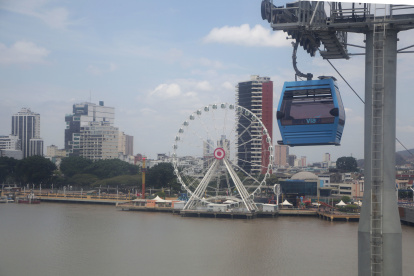 LA PERLA Y AEROVIA BAJA AFLUENCIA. PERIODISTA: JUAN DANIEL PONCE, . AG-EXTERNOS.