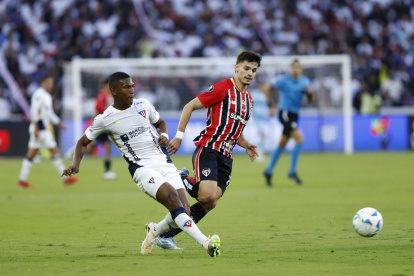A Liga de Quito le costó tener el control del balón ante Sao Paulo en Casa Blanca.
