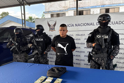 Alias Topo, miembro de Los Choneros, fue detenido mientras lideraba operaciones delictivas en Manta