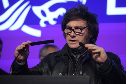 Foto de archivo del presidente de Argentina, Javier Milei.