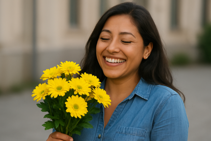 El 21 de septiembre se ha convertido en una fecha especial para regalar flores amarillas.