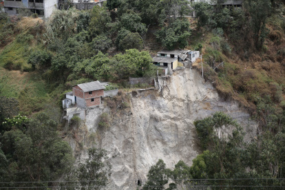 En El Cebollar hay 135 edificaciones. 38 tienen una mayor exposición a movimientos en masa y ocho están riesgo muy alto.