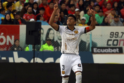 Xavier Arreaga marcó el tanto de Barcelona SC.