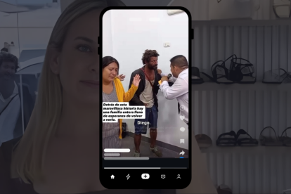 Diego Londoño fue visto en una iglesia pentecostal en Perú.