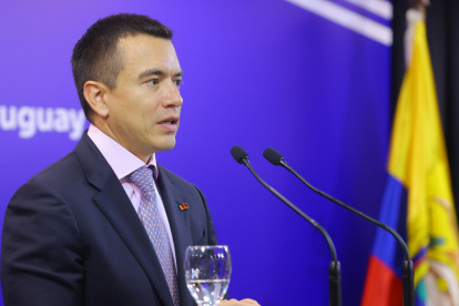 El presidente de Ecuador, Daniel Noboa, en una fotografía de archivo.