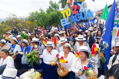 a FOA, que agrupa a comunidades del Azuay, confirmó que el paro contra Loma Larga será indefinido
