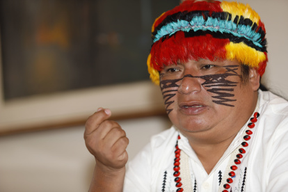 Marlon Vargas es el presidente de la Conaie.