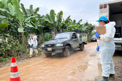Agrocalidad ha puesto un control estricto de desinfección desde las primas semanas de septiembre de 2025 ante la sospecha de Fusarium R4T.