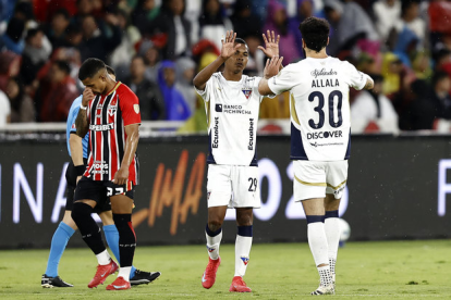 Liga de Quito venció 2-0 a Sao Paulo en la ida de los cuartos de final de Copa Libertadores.