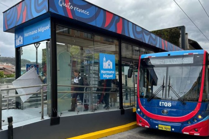 Cambios en la operación del Trolebús afectan la movilidad sur-norte y norte-sur de Quito.
