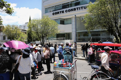 Los jueces de la Corte Constitucional soportaron la presión de simpatizantes del Gobierno, en septiembre 2025