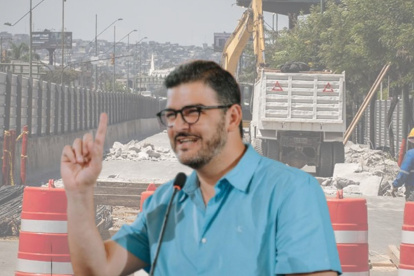 El alcalde actualizó sobre el estado de la obra en Ceibos.