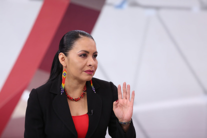 La presidenta del CNE, Diana Atamaint, y el resto del Pleno se encuentran en funciones prorrogadas.