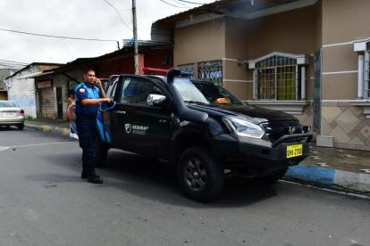 Las camionetas no son usadas por la policía desde febrero pasado.