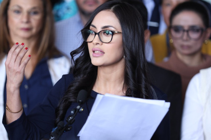 Viviana Veloz dejó la coordinación del bloque correísta de la Revolución Ciudadana. La reemplazará Juan Andrés González.