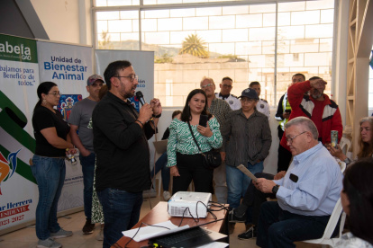 En el Gad parroquial se reunieron el 24 de agosto la comunidad y autoridades municipales.