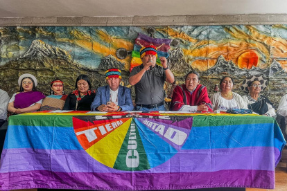 Marlon Vargas, presidente de la Conaie, es uno de los primeros a los que se le bloqueó sus fondos bancarios.