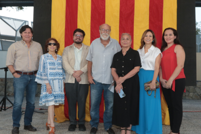 Daniel Cantos, Guisella Zambrano de Chávez, Jorge Albuja, Juan Marín, Nieves Tuset, Bonnie López y Cinthya Sandoval.