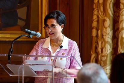 La canciller ecuatoriana Gabriela Sommerfeld.