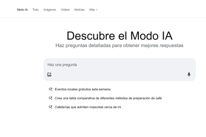 Google ha presentado su nuevo buscador con el Modo IA en Hispanoamérica.