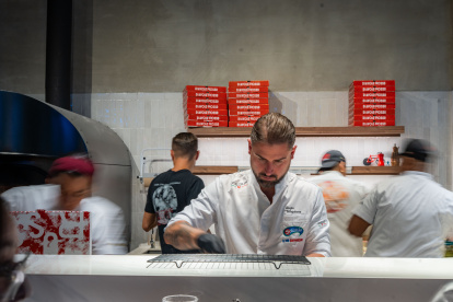 Durante el menú degustación en Diavolo Rosso