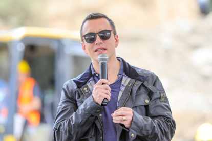 El presidente Daniel Noboa habló sobre las movilizaciones.