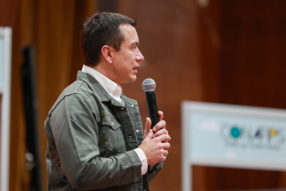 El presidente Daniel Noboa en una foto de archivo.