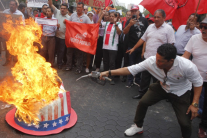 Protestas. Gremios ciudadanos marcharon en el centro de Guayaquil el 12 de septiembre de 2025.