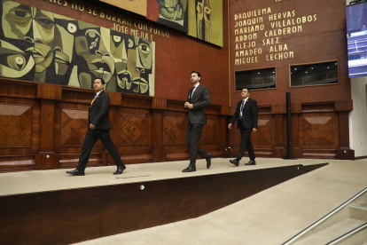 La Corte anuló dos leyes aprobadas por los asambleístas; en la foto el presidente de la Asamblea Anacional, Niels Olsen.