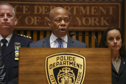 Eric Adams es el actual alcalde de Nueva York.