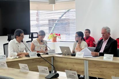 El COE, convocado por la Prefectura de Imbabura, se desarrolló la tarde del 28 de septiembre 2025