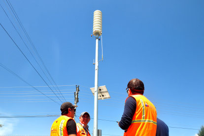 Referencial. Las torres están ubicadas en zonas estratégicas de los valle de Los Chillos y Tumbaco.