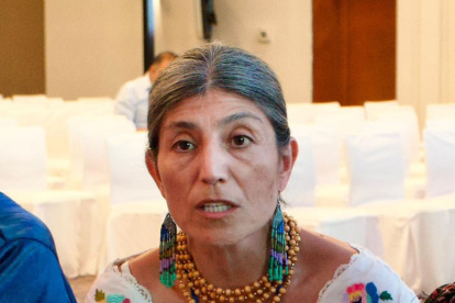 Paolina Vercoutere asegura que vive una persecución política tras el paro en Imbabura