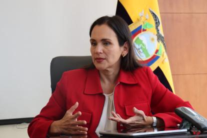 Inés Manzano integra el Gabinete del presidente Daniel Noboa desde febrero del 2024.