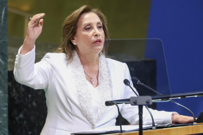 La presidenta de Perú, Dina Boluarte, en una foto de archivo.