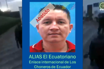 Alias "El Ecuatoriano" funcionaba como enlace internacional de los Choneros en Colombia.