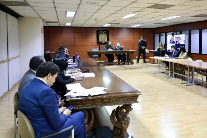 Pablo Muentes intervino en la audiencia de apelación del traslado e insistió en que lo cambien a la Cárcel 4 de Quito.