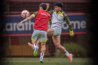 Joao Rojas encendió la práctica con acción que sorprendió a todos.